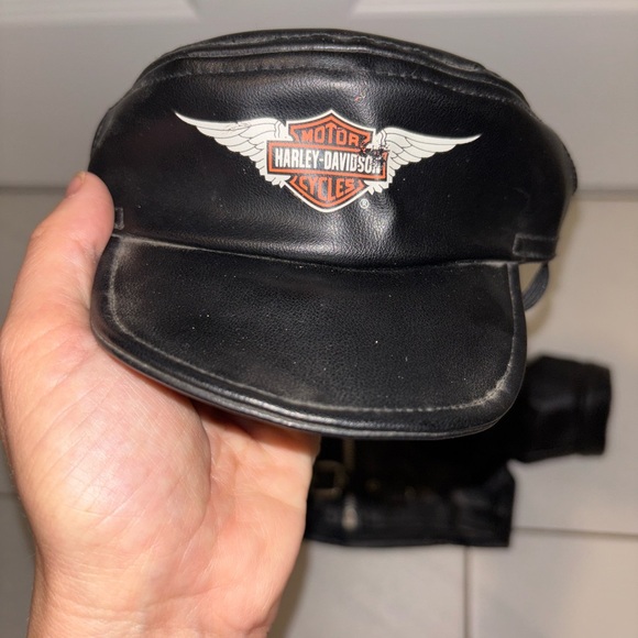 Build-A-Bear Black Harley Davidson Jacket and Cap Set - Picture 2 of 5